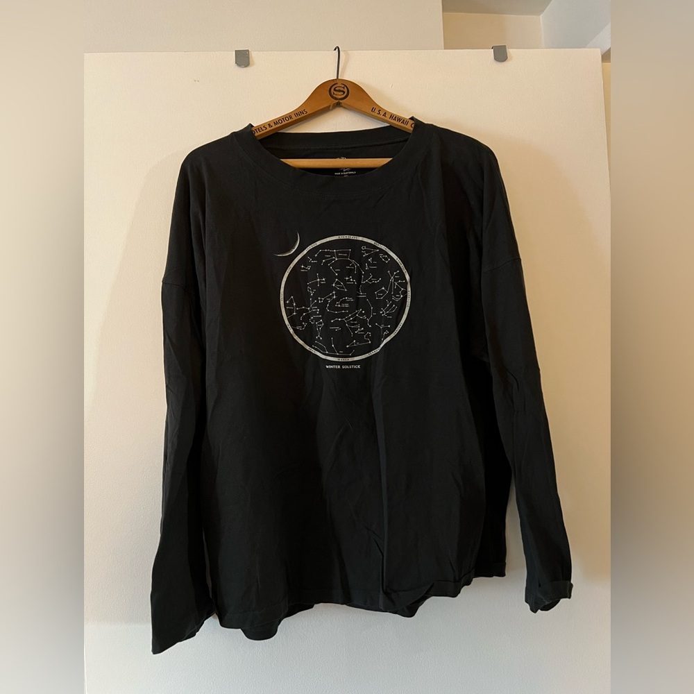 J. Crew Dark Gray Winter Solstice Long Sleeve